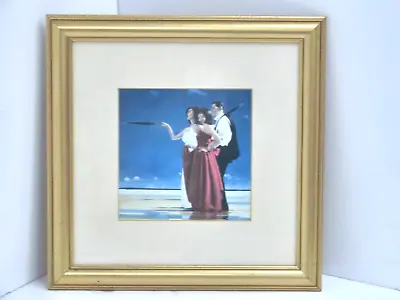 £5.95 • Buy Missing Man I Art Print By Jack Vettriano Framed 32,8 X 32,8 CM -G163 I14