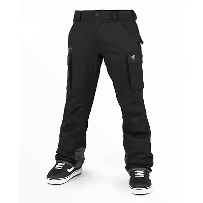 Volcom Mens 2024 Snowboard Snow - New Articulated Pants - Black • $201.99