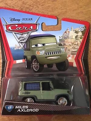 Disney CARS Pixar Miles Axlerod #17 NEW 2010 • $9.75