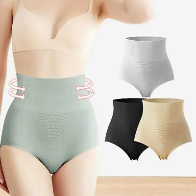 £6.99 • Buy 3 Pack Womens Shapewear Tummy Control Slimming Knickers High Waist Underwear UK