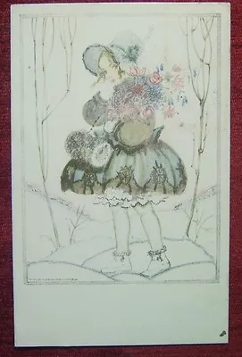 Artist Signed Postcard / Mela Koehler - Wien 10./ 1919 • $40