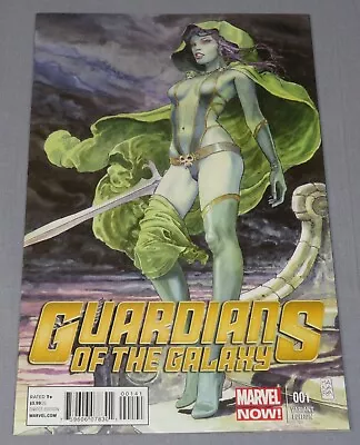 GUARDIANS OF THE GALAXY #1 (Milo Manara 1:50 Variant Gamora Cover) VF+ 2013 • $69.99