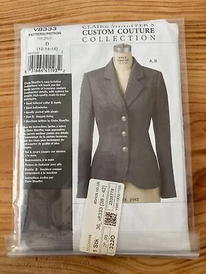 £14 • Buy Vogue Claire Shaeffer Women's Jacket Sewing Pattern, Sizes 12-16 
