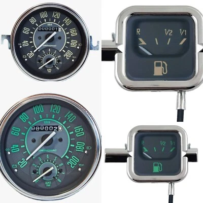 $799 • Buy Speedometer Plus Cluster Panel Fuel Gauge VW Bug Beetle Volkswagen All Years