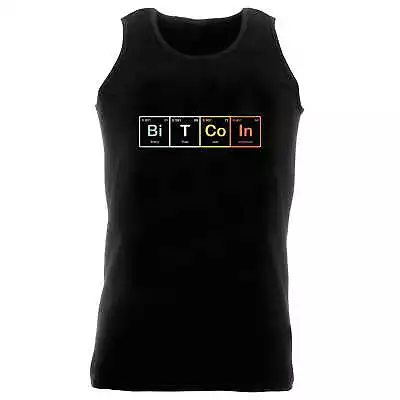 Bitcoin Periodic Table Cryptocurrency - Funny Singlet Vest Unisex Tank Top • $19.95