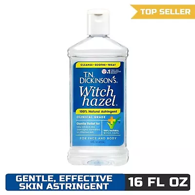 Dickinson's Witch Hazel Cleansing Astringent 16 Fl Oz: Natural Skincare Solution • $11.14