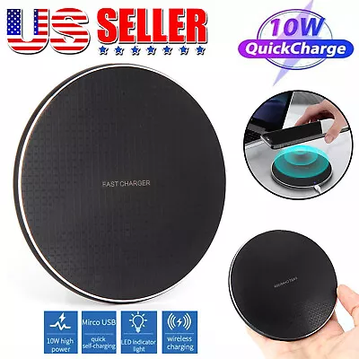 For Samsung Note 20 10 S20 S10 Plus Wireless Fast Charger Charging Stand Pad • $7.63