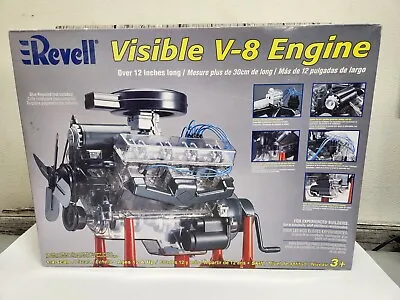 $43.54 • Buy Revell Visible V-8 Engine Plastic Model Engine Kit 1/4 Scale 85-8883 Open Box