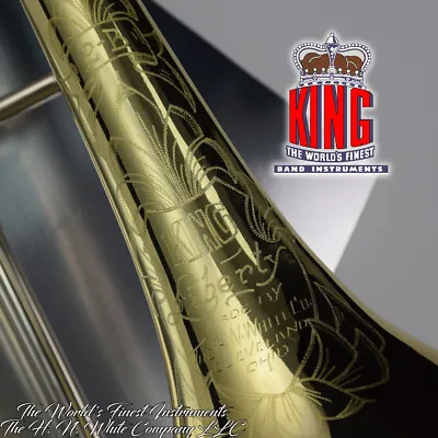 Vintage King H. N. White 2B Liberty Trombone Must Have • $2100