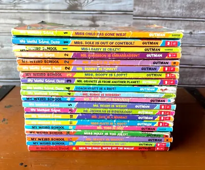 MY WEIRD SCHOOL Chapter Books LOT OF 20 WEIRDER SPECIAL KID'S READING GUTMAN • $27.99