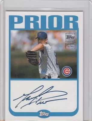 2004 Topps Baseball Autograph MARK PRIOR Auto Cubs • $8.99