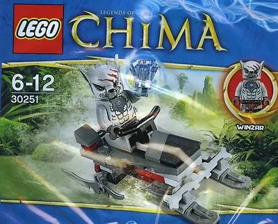 Lego Chima 30251 Winzar's Pack Patrol Polybag BN Retired Chima Minifigure Wolf • $19