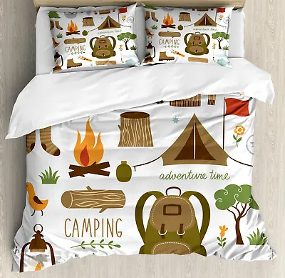Adventure Duvet Cover Set Camping Equipment • £32.99