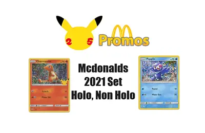 2021 Mcdonalds Set Pokemon TCG Pick Your Card - COMPLETE Your Set Holos Non-Holo • $2.50