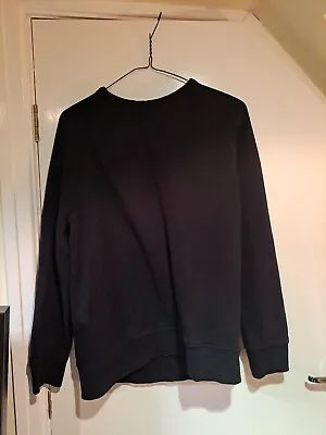 H&M Regular Black Crewneck Sweatshirt Jumper EUR M Medium • $6.23