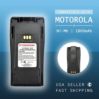 [1800mAh] NNTN4851 Replacement Battery For Motorola Radios CP200D PR400 EP450  • $16.99