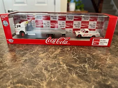 M2 Machines 1957 Mack Model N & 1978 Datsun Truck TW02 Chase Hauler • $23