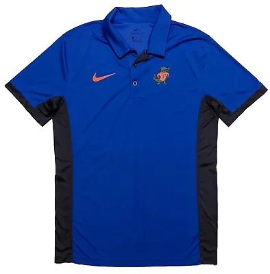 NIKE Florida Gators Polo Shirt Vintage Albert Alligator Logo Blue Medium M Small • $19.99