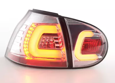 FK Set VW GOLF MK5 5 03-08 LED Lightbar REAR LIGHTS LAMPS TAIL Chrom LHD GTI LHD • $426.83