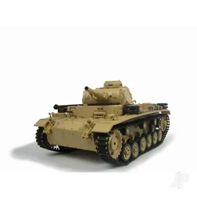 Heng Long 1:16 German Tauch Panzer III (2.4GHz+Shooter+Smoke+Sound) • $301.51