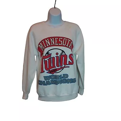 Minnesota Twins World Champions Sweatshirt 1987 Sz. M Vintage • $18