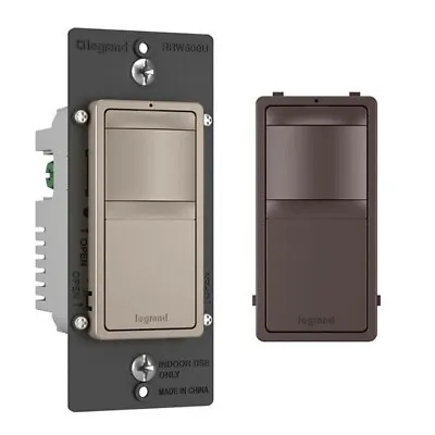 Legrand Radiant Universal Motion Sensor 600W/450W Nickel/Dark Bronze Finish LED • $11.75