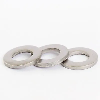 Flat Form A Washers A4 Marine Grade Stainless Steel M1.6 2 2.5 3 4 5 6 8 10 12 • £5.31