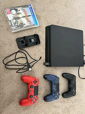 Sony Playstation 4 PS4 Slim Console 500GB 3xDualShock Controller W/ The Division • $180