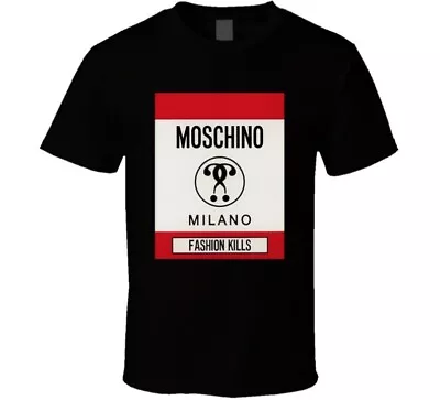 Vintage-New-Moschino-Black-Tshirt • $13.99