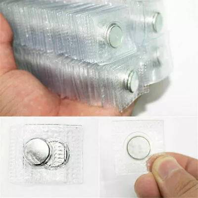 10 Pairs Invisible Hidden Sew Magnetic Snap Magnet Fastener For Handbag Clothing • $6.49