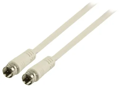 Coax Lead Flylead  F-Type F Plug TV Sky Virgin Cable Length 10 Mtrs  • £6.99