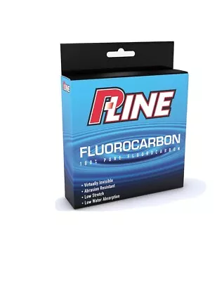 P-Line 100% Pure Fluorocarbon Clear Fishing Line 250 Yards - 6 Lb. Test • $12