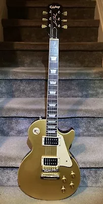 Epiphone Slash Signature Limited Edition Custom Shop Les Paul Gold Top + Bag • $609