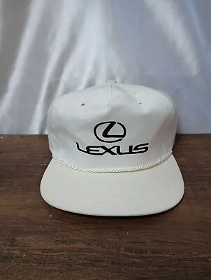 Vintage Lexus Snapback Rope Golf Baseball Hat Cap 90s Rare Adjustable • $49.95