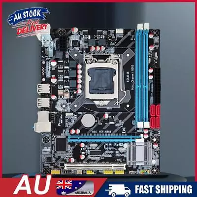 AU LGA1156 PC Mainboard Dual Channel Motherboard Set 1600MHz DDR3 Memory For I5 • $41.79