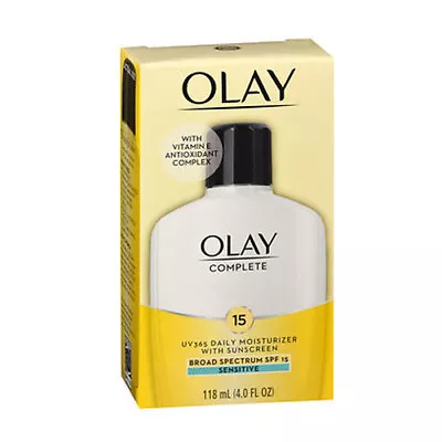 Olay Complete All Day Uv Defense Moisture Lotion Sensitive Skin 4 Oz By Olay • $45.66