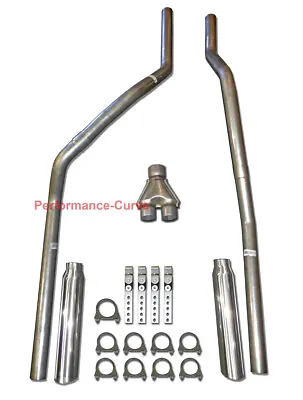 83-01 Chevrolet GMC S10 S15 Truck Mandrel Bent Performance Dual Exhaust - Y Pipe • $214.95