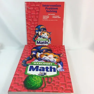 $10.55 • Buy Harcourt 2nd Grade Math Workbook & Problem Solving Book Home School