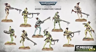 Warhammer 40K Kroot Flesh Carnivores X10 T'au Empire New  No Instructions Or Box • £19.99