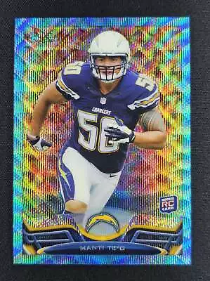 Manti Te'o 2013 Topps Chrome Blue Wave Refractor RC ROOKIE #63 CHARGERS • $3.99