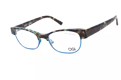 OGI 9200/1489 Blue Dark Stripped Unisex Kids Full Rim Eyeglasses 50-18-140 • $45