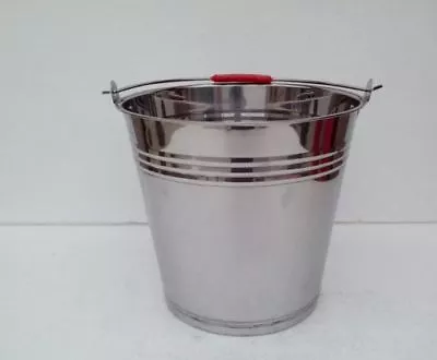 Stainless Steel Non-Magnetic Thick Multi Purpose Bucket 10L / 2.6 Gal Water Milk • $15.95