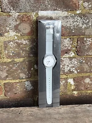 Muji Solar Watch Grey Leather Strap - Bnib • £50