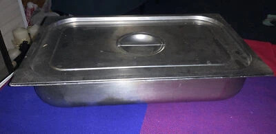 Gastronorm Stainless Steel Container Bain Marie Food Pan 52 * 32 * 10 • £19.99
