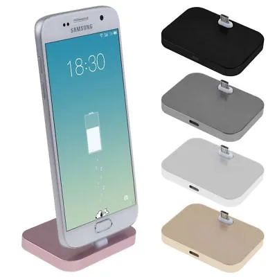 Alloy Micro USB Charging Dock Mount Stand Station Cradle For Android Phone AU • $6.67