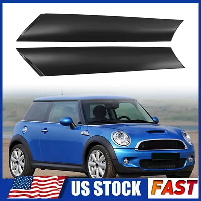 2x Front A Pillar Black Windshield Post Trims For Mini R55 R56 Left & Right USA • $48.97