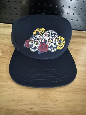 Mister Cartoon Modelo SnapBack Sugar Skull Day Of The Dead DDLM Rare NEW W/TAG • $24