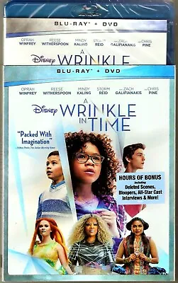 A Wrinkle In Time Blu-ray + DVD Movie Includes Sleeve Authentic Disney Film • $5.95