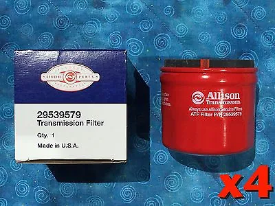 $60.92 • Buy Allison 29539579 Transmission Spin On Filter Authentic Duramax T1000 4 PACK