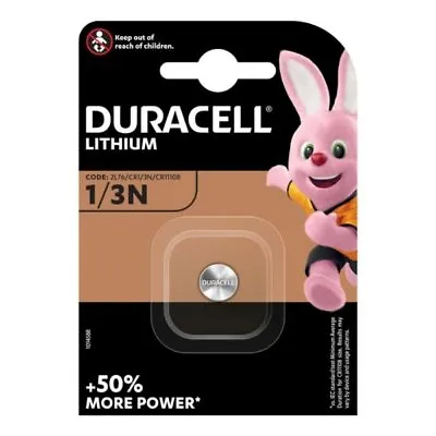 1/2/5/10 X Duracell DL1/3N (CR1/3N) 3V Lithium Coin Cell Battery | Long Lasting. • £5.99